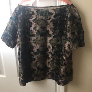 Madewell silk blend Top